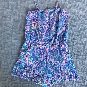 Lilly Pulitzer kids Colorful Patterned Romper